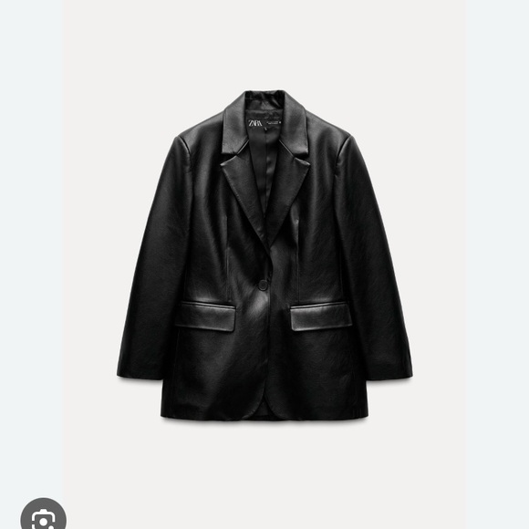 Zara Women’s Faux Leather Jacket - Picture 1 of 3